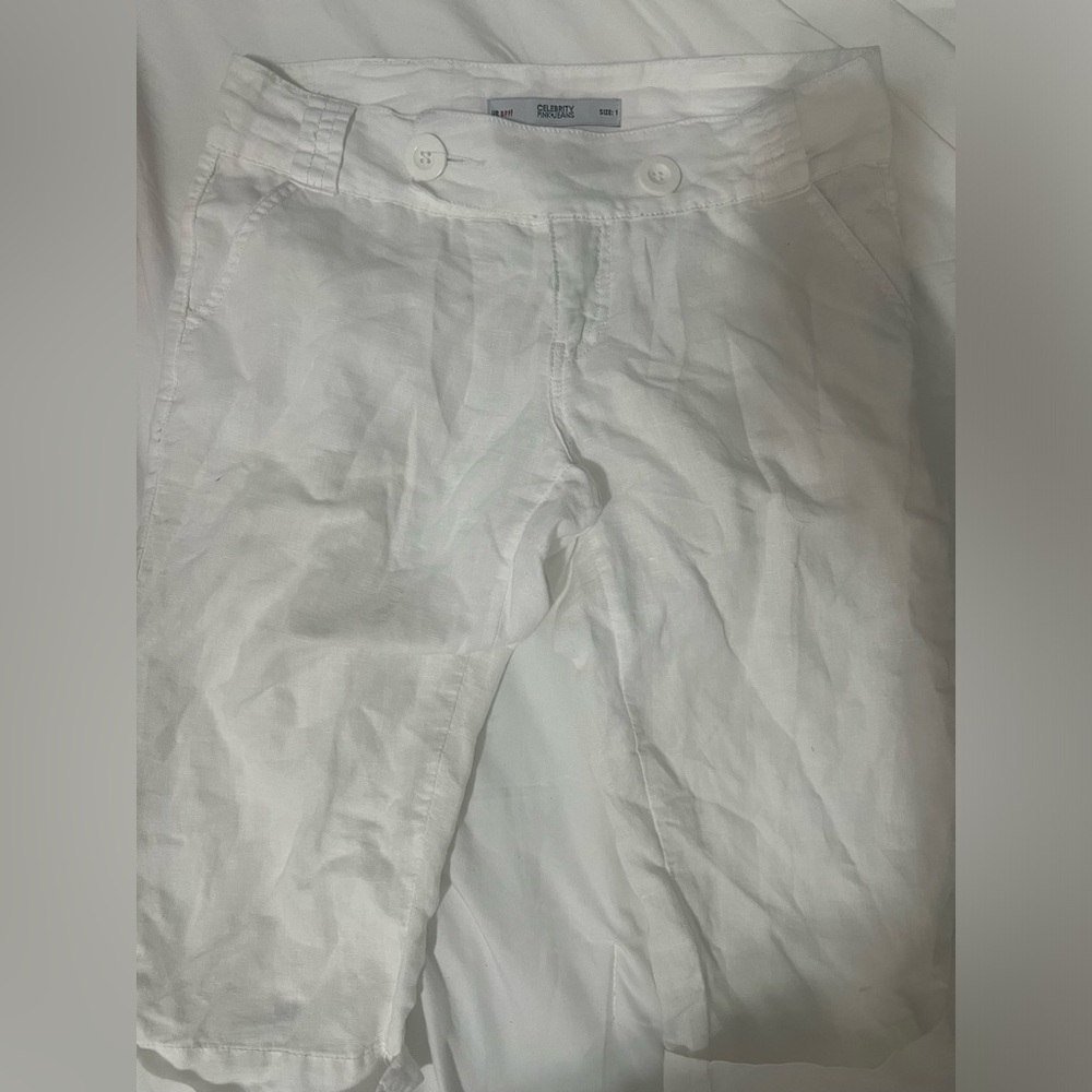 Linen capris